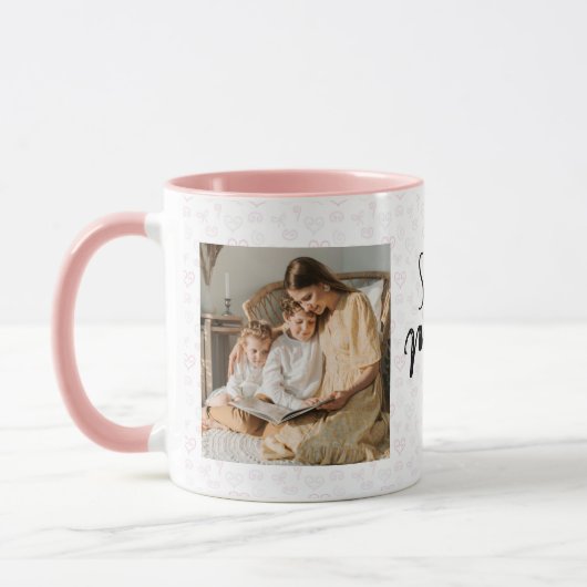 Beste Mutter überhaupt Personalisierter Muttertag- Tasse (Links)