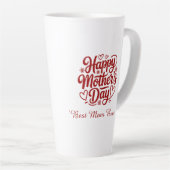Beste Mutter überhaupt personalisierter Name Beche Milchtasse (Rechte Ecke)