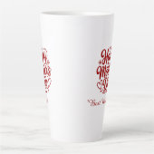 Beste Mutter überhaupt personalisierter Name Beche Milchtasse (Vorderseite)
