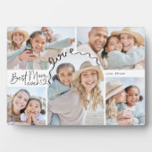Beste Mutter überhaupt personalisiertes Foto Fotoplatte (Vorderseite)