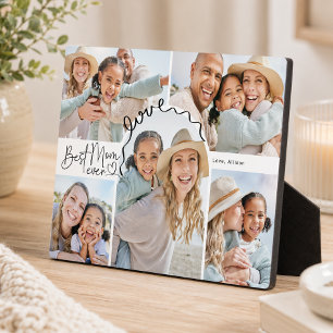 Beste Mutter überhaupt personalisiertes Foto Fotoplatte