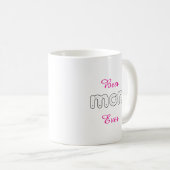 Beste Mutter überhaupt personalisiertes Muttertags Kaffeetasse (VorderseiteRechts)
