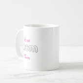 Beste Mutter überhaupt personalisiertes Muttertags Kaffeetasse (Vorderseite Links)