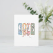 Beste Mutter überhaupt Postkarte (Stehend Vorderseite)