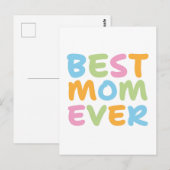 Beste Mutter überhaupt Postkarte (Vorne/Hinten)