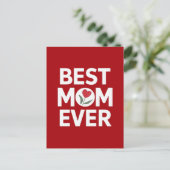 Beste Mutter überhaupt  Postkarte (Stehend Vorderseite)