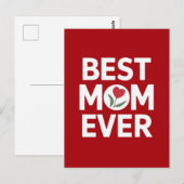 Beste Mutter überhaupt  Postkarte (Vorne/Hinten)
