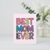 Beste Mutter überhaupt Postkarte (Stehend Vorderseite)