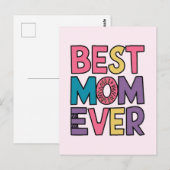Beste Mutter überhaupt Postkarte (Vorne/Hinten)