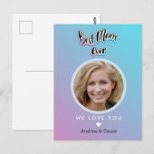 Beste Mutter überhaupt Postkarte (Vorne/Hinten)