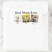 Beste Mutter überhaupt Rechteckiger Aufkleber (Tasche)