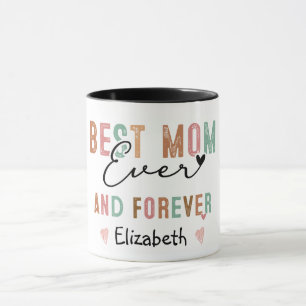 Beste Mutter überhaupt Retro Schrift Groovy Mutter Tasse