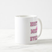 Beste Mutter überhaupt Rosa Geschenk für Mama Kaffeetasse (VorderseiteRechts)