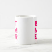 Beste Mutter überhaupt Rosa Kaffeetasse (Mittel)