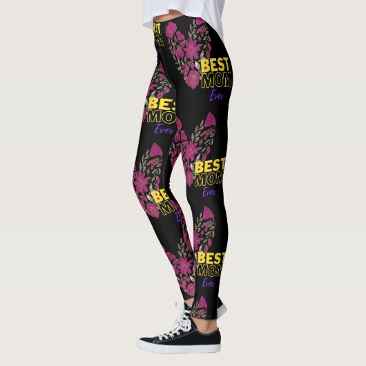 Beste Mutter überhaupt schwarz Leggings (Links)