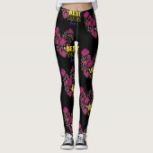 Beste Mutter überhaupt schwarz Leggings (Vorderseite)