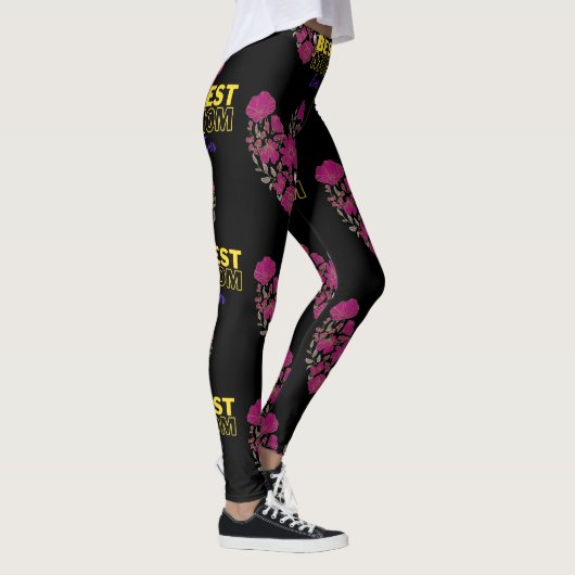 Beste Mutter überhaupt schwarz Leggings (Rechts)
