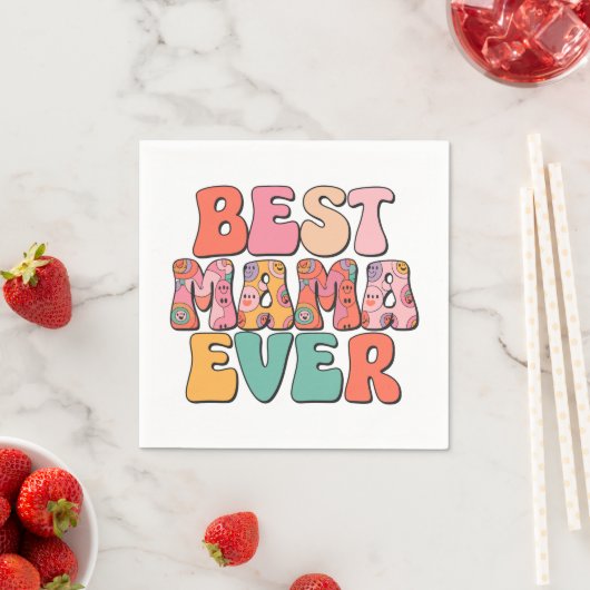 Beste Mutter überhaupt Serviette (Beispiel)