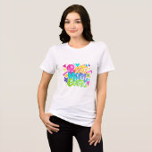Beste Mutter überhaupt (Stil 2) Tri-Blend Shirt (Vorderseite voll)