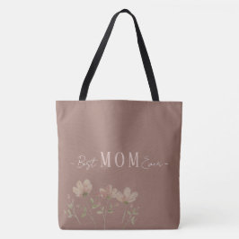 Beste Mutter überhaupt, süß, minimalistisch, Blume Tasche