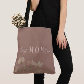 Beste Mutter überhaupt, süß, minimalistisch, Blume Tasche (Von Nahem)