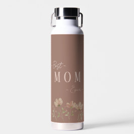 Beste Mutter überhaupt, Süß, Minimalistisch, Blume Trinkflasche