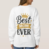 Beste Mutter überhaupt Sweatshirt (Rückseite)