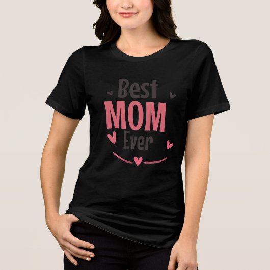 Beste Mutter überhaupt  Tri-Blend Shirt (Vorderseite)