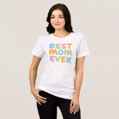 Beste Mutter überhaupt Tri-Blend Shirt (Vorderseite voll)