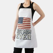 Beste Mutter überhaupt Vintage-Amerikanisches-Flag Schürze (InSitu)
