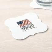 Beste Mutter überhaupt Vintage-Amerikanisches-Flag Untersetzer (angewinkelt)