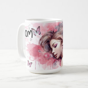 Beste Mutter überhaupt Wasserfarben-Rose Kaffeetasse