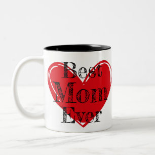 Beste Mutter überhaupt Zweifarbige Tasse