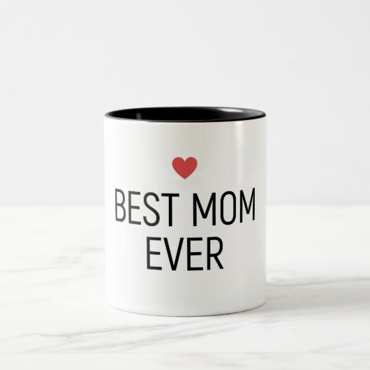 Beste Mutter überhaupt Zweifarbige Tasse (Mittel)