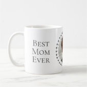 Beste Mutter / Vater überhaupt, Foto & graue Herze Kaffeetasse (Links)