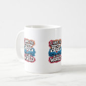 Beste MutterInTheWorld Kaffeetasse (Vorderseite Links)