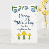 Beste Muttertagskunst Design Karte (Gelbe Blume)