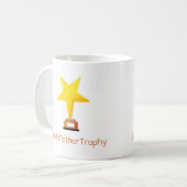 Beste Muttertrophie Kaffeetasse (Vorderseite Links)