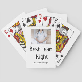 Beste Nacht Team hinzufügen Name Foto Name Ärztlic Spielkarten
