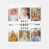 Beste NaNa Ever - Enkel Foto Collage Fleecedecke (Vorderseite)