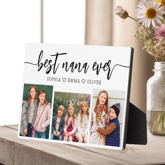 Beste NaNa Ever - Enkel Foto Collage Fotoplatte