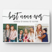 Beste NaNa Ever - Enkel Foto Collage Fotoplatte (Vorderseite)