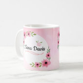 Beste Nana in der WeltBlumen-Tasse Kaffeetasse (Vorderseite Links)