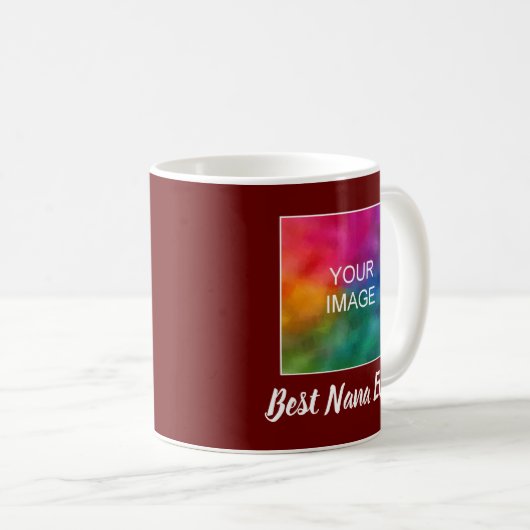 Beste Nana je benutzerdefiniertes Skriptgeschenk f Kaffeetasse (VorderseiteRechts)
