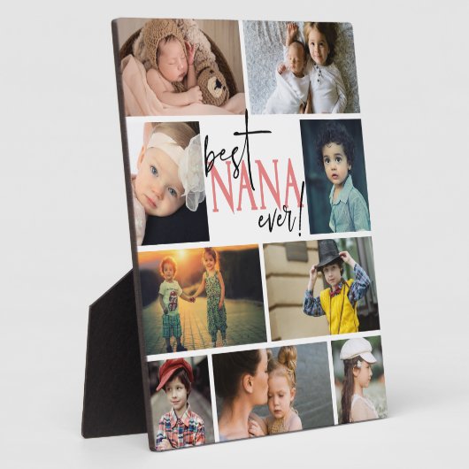 Beste Nana je Foto Collage Fotoplatte (Seite)