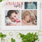 Beste Nana je Foto Collage Geschirrtuch (Gefaltet)