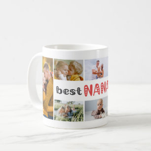 Beste Nana je Foto Collage Kaffeetasse