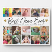 Beste Nana je Großkinder 15 FotoCollage Fotoplatte (Vorderseite)
