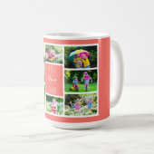 Beste Nana je Korallenfoto-Collage Kaffeetasse (VorderseiteRechts)