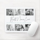 Beste Nana je Modernes Script 6 Foto Collage Chic Mousepad (Mit Mouse)